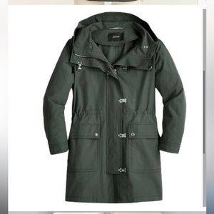 J. Crew Lightweight Utility Rain Jacket